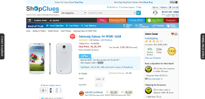 Samsung Galaxy S4 I9500 16 GB Online Shopclues.com
