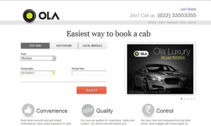 Ola cabs free coupon offer discount